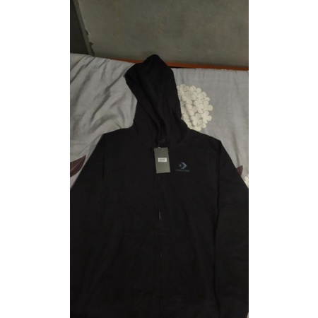 zip hoodie converse chevron black