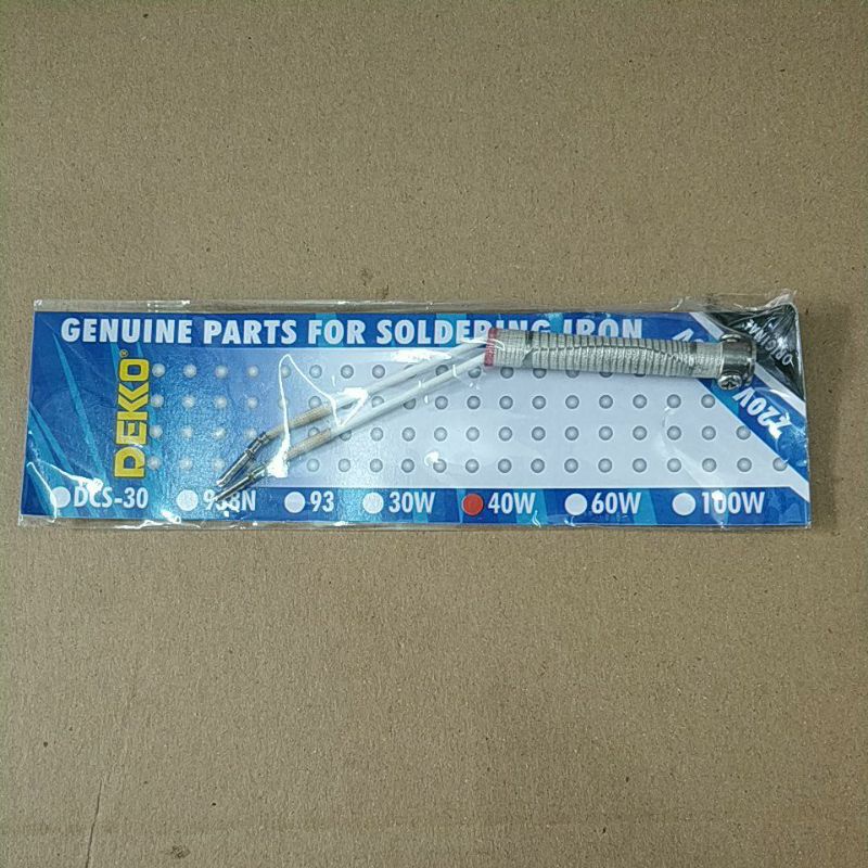 Elemen Solder Dekko 40 Watt Original / elemen solder dekko 40 Watt
