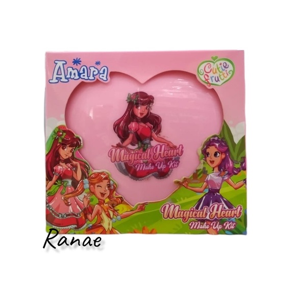 AMARA MAGICAL HEART MAKE UP KIT / MAKE UP UNTUK ANAK ANAK BPOM