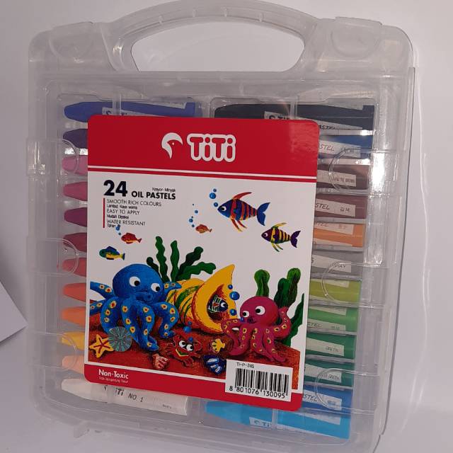 

CRAYON TITI 24 WARNA / 24 COLOR OIL PASTELS