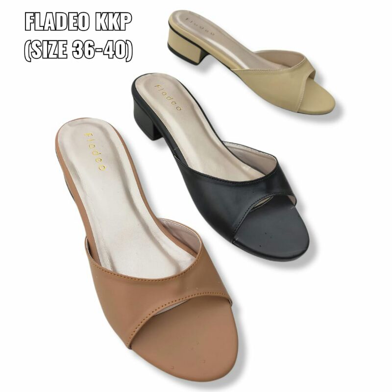 Sepatu Sendal Original Wanita - Sendal Selop Cantik Fladeo KKP