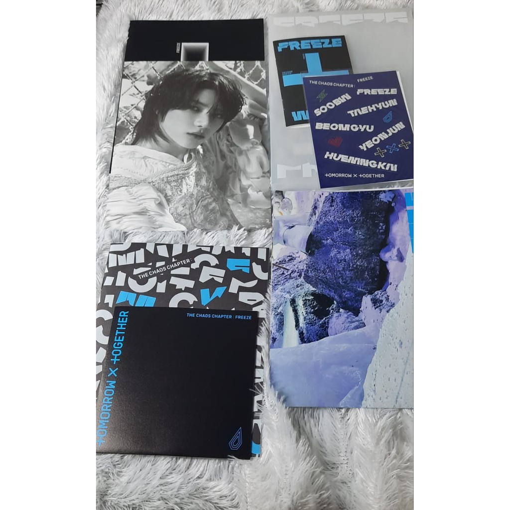 ALBUM ONLY TXT The Chaos Chapter: FREEZE Album+POSTCARD BEOMGYU/POSTCARD SOOBIN /POSTCARD TAEHYUN