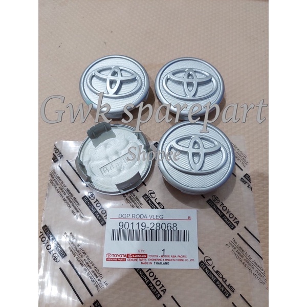 Dop velg tutup as roda 1set (4pc) Toyota Vios Gen 1 Ori