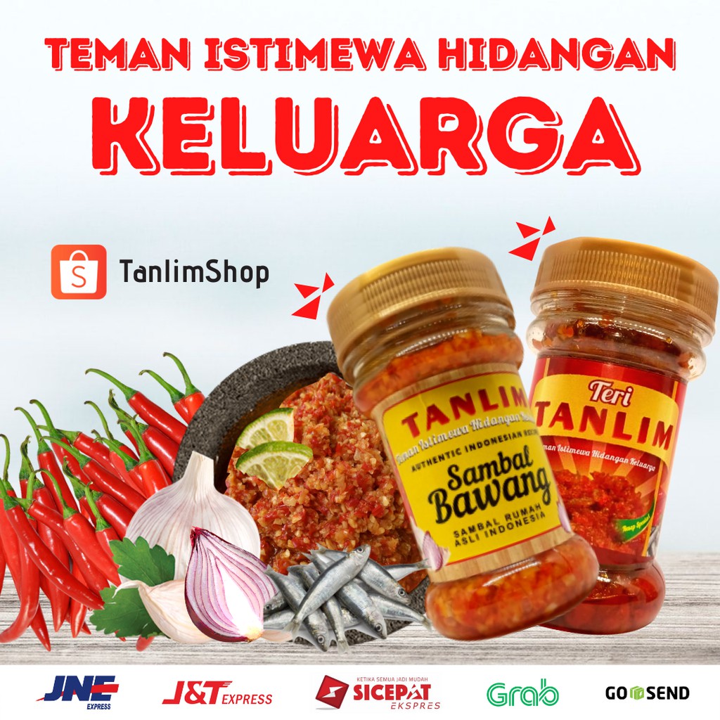 Sambal Sambel Tanlim Khas Surabaya ( Promo 3 Pcs )