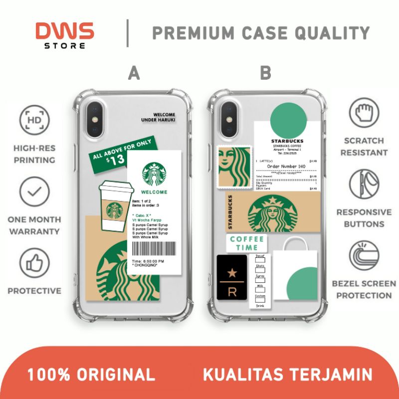 [A008] CASE STARBUCKS AESTHETIC OPPO VIVO SAMSUNG REALME IPHONE REDMI NOTE 4 5 6 7 8 9 10 PLUS X XR 
