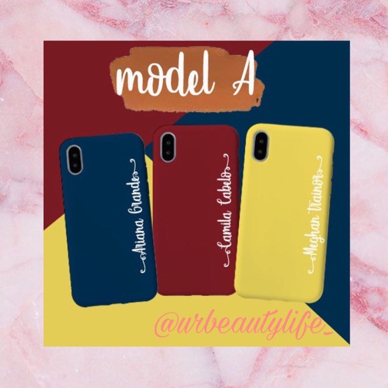

candy case lettering name custom