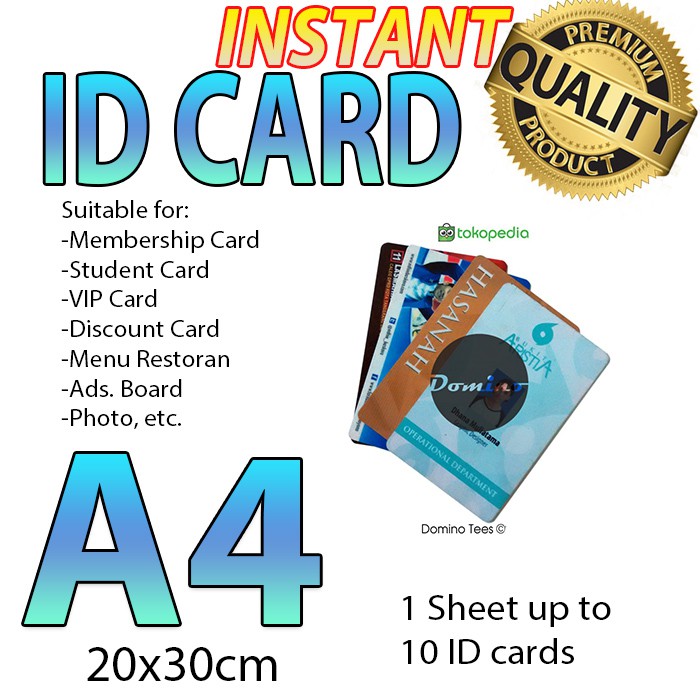 

Ukuran A4 Bahan Polos PVC ID Card 0.76 mm Putih tebal 0.76mm kartu ATM premium