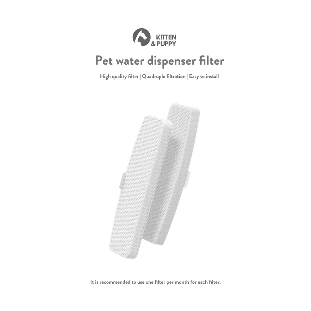 Replacement Filter for XIAOMI KITTEN PUPPY Pet Water Dispenser MG-WF001A - Isi 3pcs - READY STOCK!!!