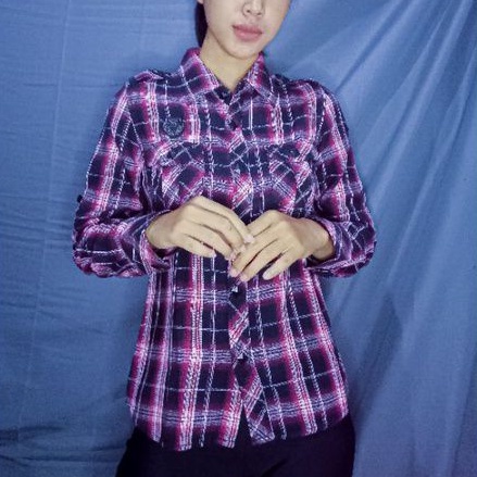 [PRELOVED] Kemeja Flanel Wanita