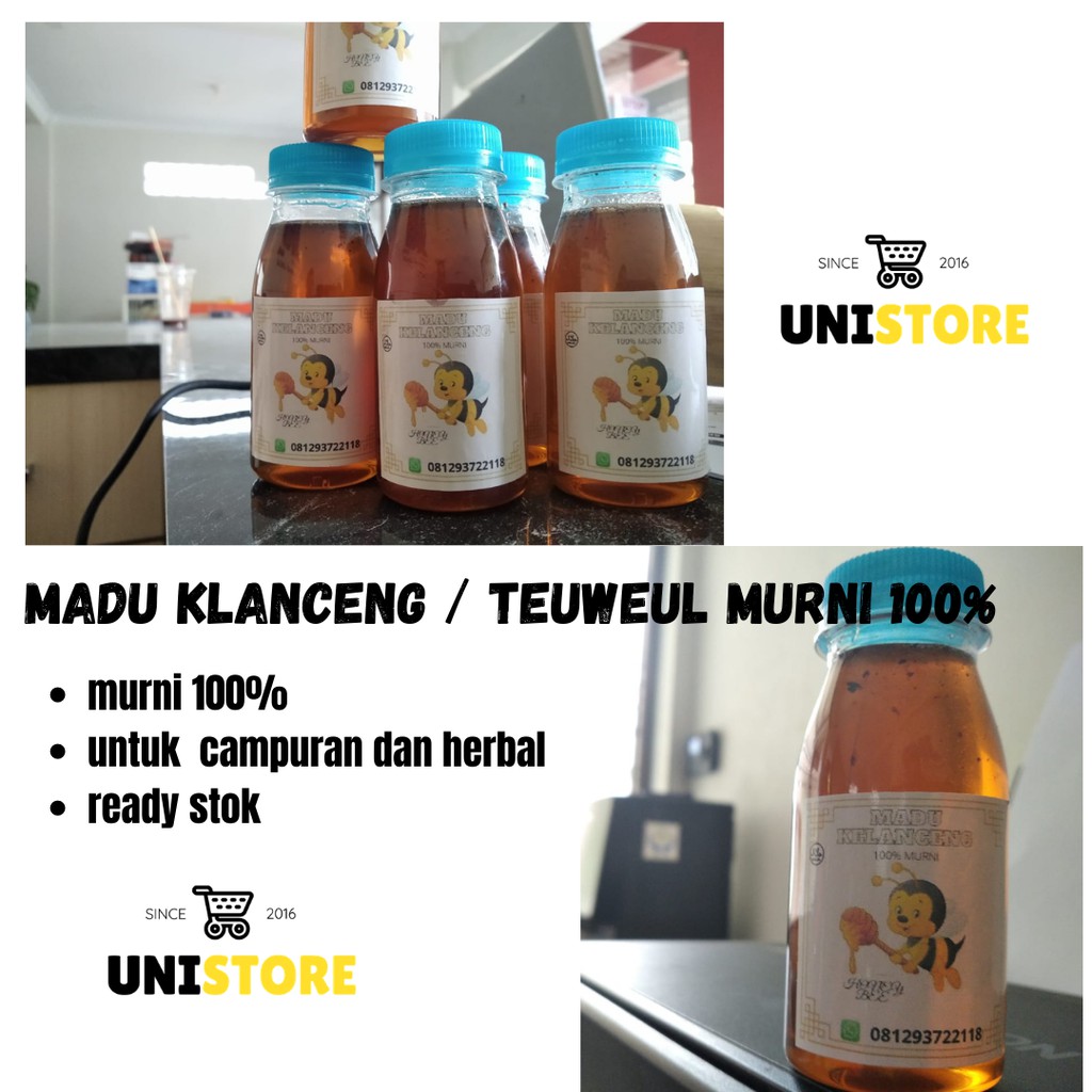 

MADU TEUWEUL / MADU KLANCENG MURNI 100% ORIGINAL PRODUK TANPA CAMPURAN