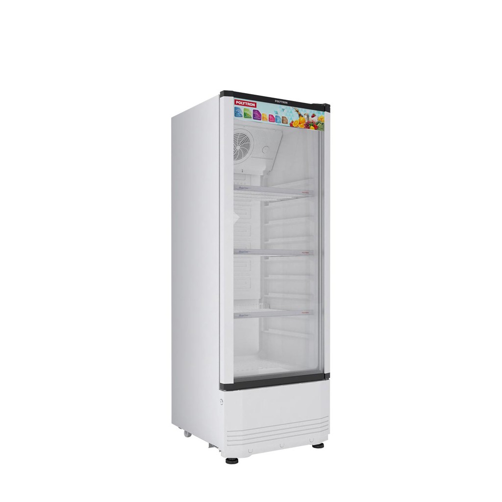 SHOWCASE POLYTRON SCN 180 L 3 RAK DISPLAY COOLER KULKAS LOW WATT