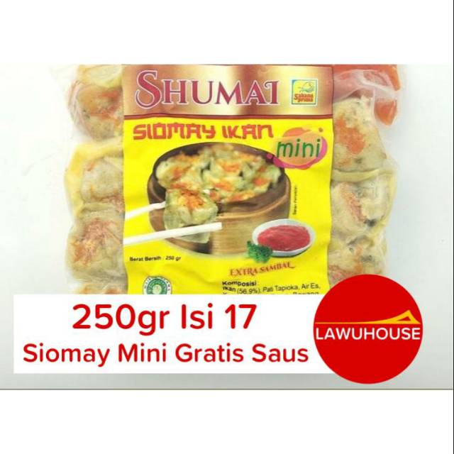 

Siomay / Shumai Mini 250gr Gratis Saus