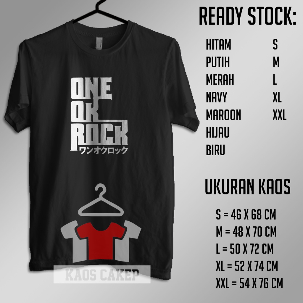 Kaos Baju One Ok Rock Kaos Musik
