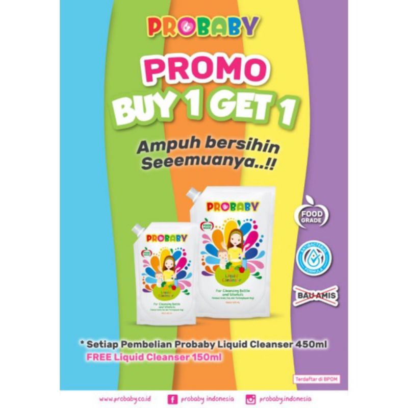 Probaby Baby Liquid Cleanser kemasan 450 ml dan 700 ml