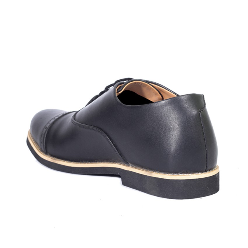 FLURRY BLACK |FORIND x Zensa| Sepatu Pantofel Klasik Formal Pria Oxford Lokal Original Footwear Ori