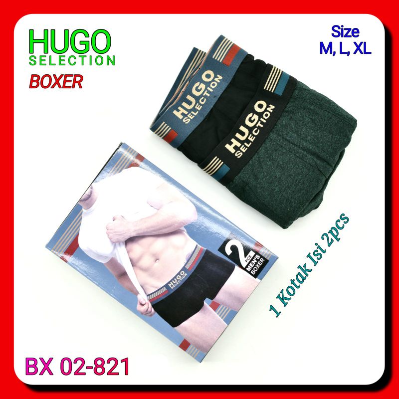Celana Dalam Boxer Pria Hugo Selection BX 02-821