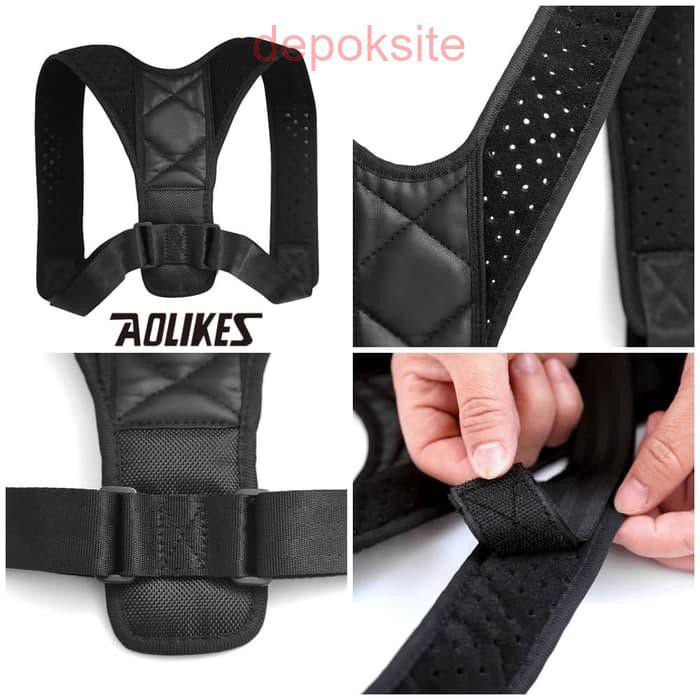 Aolikes 3101B Back Support Posture Corrector Terapi Koreksi Penegak Punggung Badan Terapi Tegap