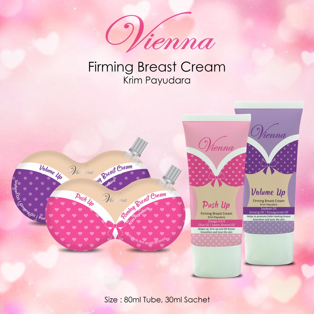 ❤ RATU ❤ Vienna Firming Breast Cream  | Push Up | Volume Up | Viena Krim Payudara | 30ml | 80ml (✔️BPOM)