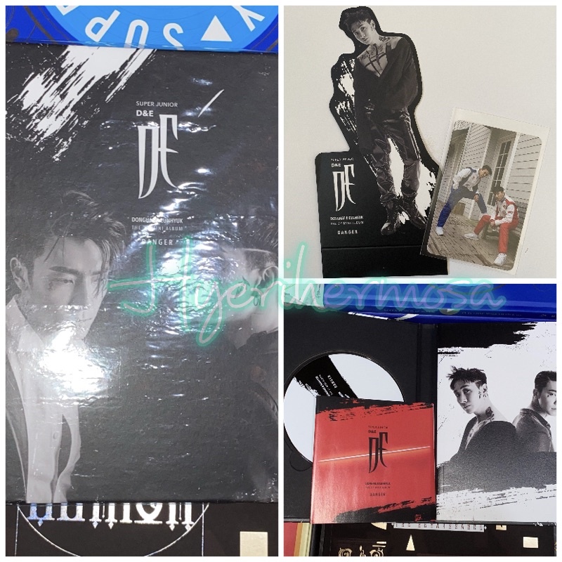 Donghae Eunhyuk Super Junior DE Album DANGER FULLSET (POSTER Donghae)