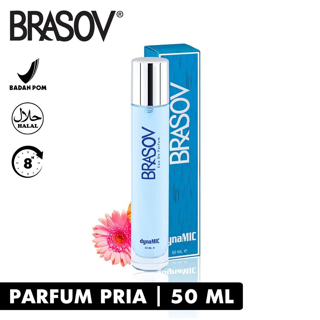 Parfum BRASOV Dynamic EDP 50ml Biru