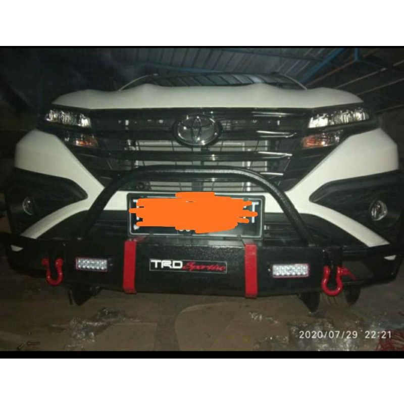 Paket Tanduk Depan Overland Dan Towing Belakang Sporty Toyota All New Rush 2018-2021