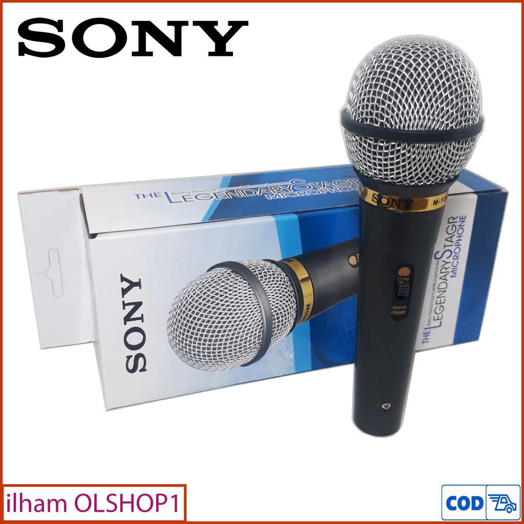 Microphone SONY M-100 MIC Kabel Murah Mikrofon Berkualitas