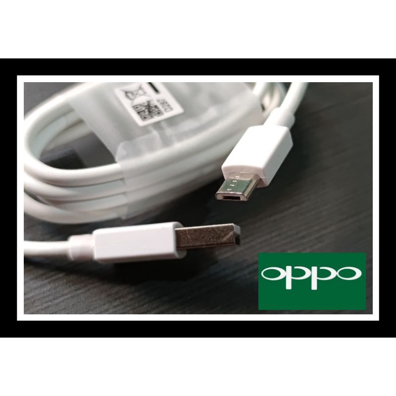 ( ORIGINAL 100 % ) Kabel data kabel charger OPPO original F7 F5 Youth F3 plus F1 plus F1s New A83 A71 A39 A37 A31A3s A7 A5s A12 Neo7 A5 A52 A53 A57 2020 A7 2020 A9 2020 R5 RENO 4F Micro usb - Type C Tipe C