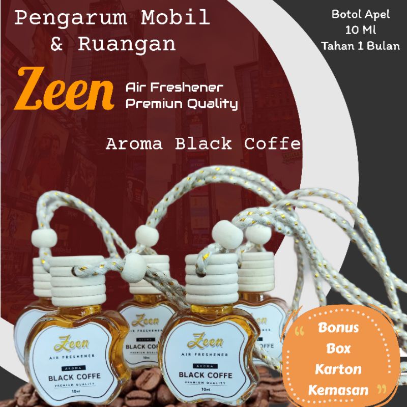 Zeen Parfum Mobil Non Alkohol Aroma Kopi Pengarum Ruangan Kopi Kualitas Premium 10 Ml