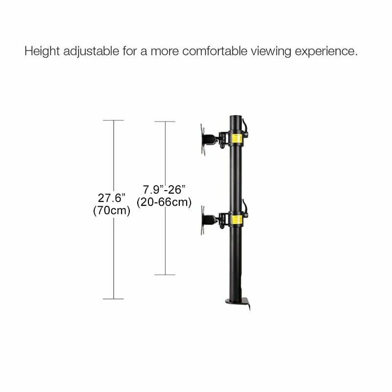 Bracket 2 Monitor 27 26 24 22 20 19 17 15 14 Inch Atas Bawah