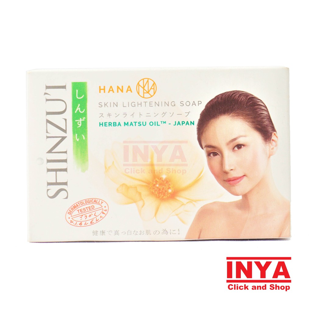 SHINZUI HANA SKIN LIGTENING SOAP BAR 85gr - Sabun Batang