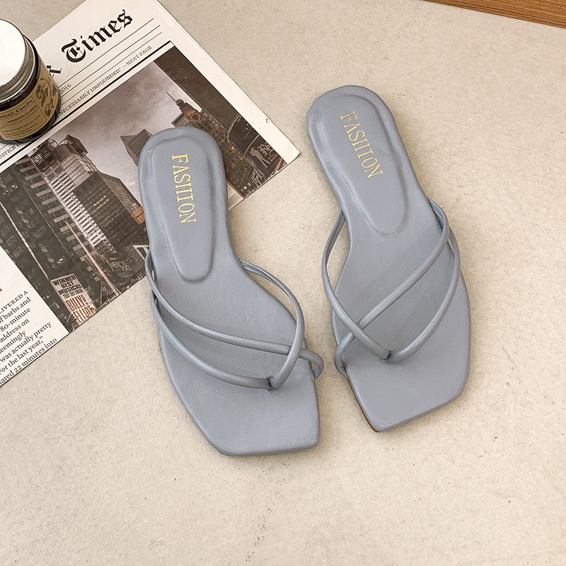 Korea Women Crossover Strap Flip-Flop /Sandal Flat wanita 5083 (Size 36-40)