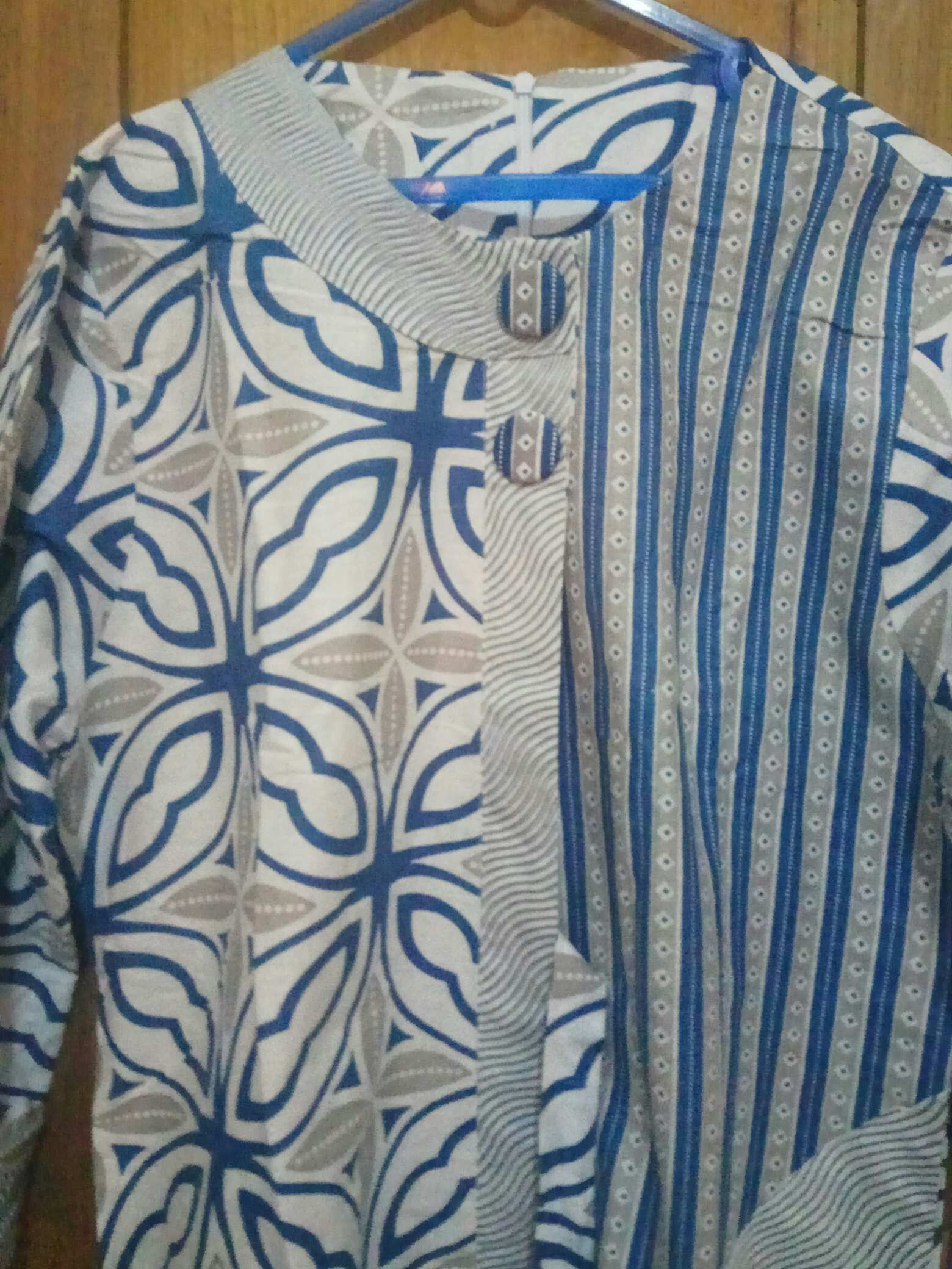 Batik Dress Tunik Enamosa Wanita Motif Batik Pekalongan -ts