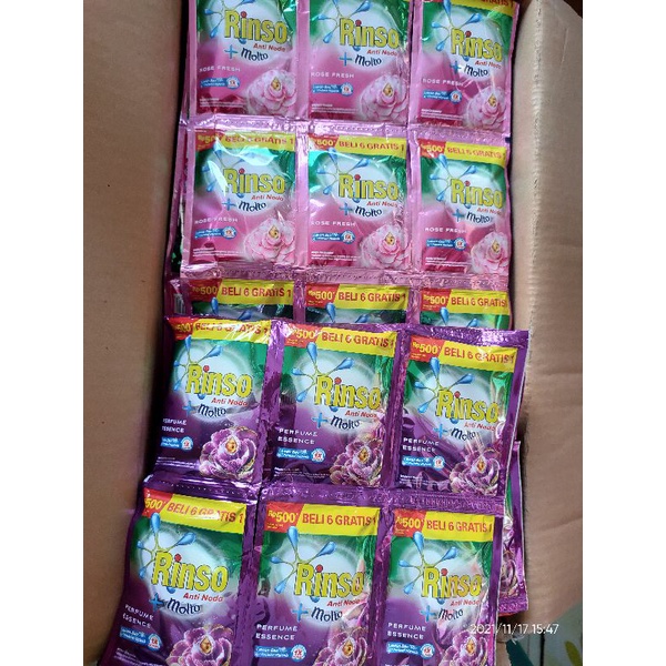 Rinso + Molto cair 36 sachet