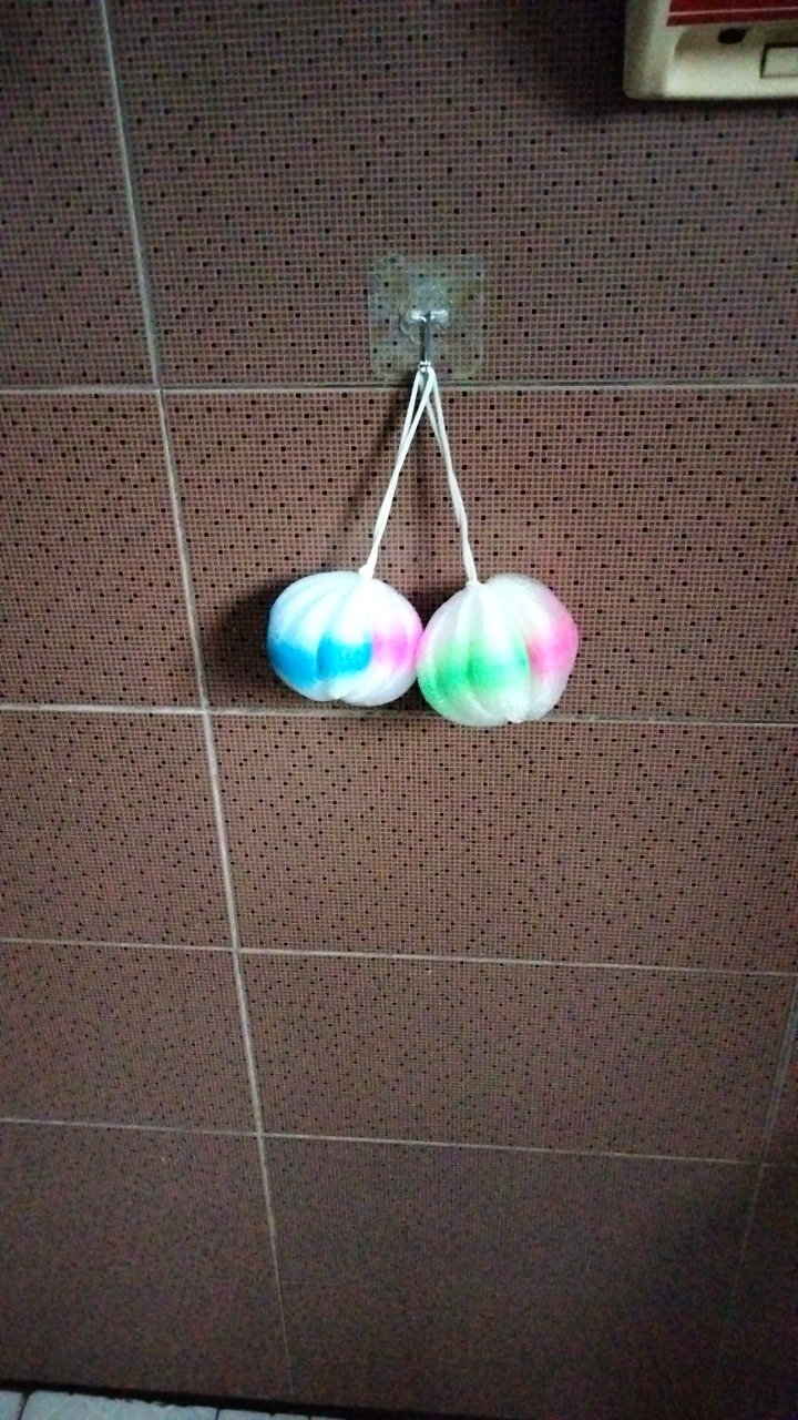 2sh Spons Mandi Warna-warni Besar/ Bath Spons