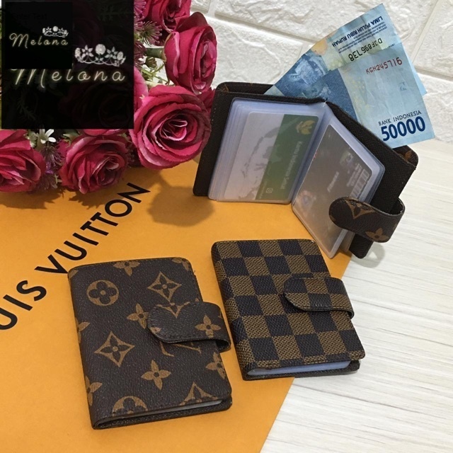 DOMPET KARTU LV 14 SLOT PRIA WANITA IMPORT BATAM