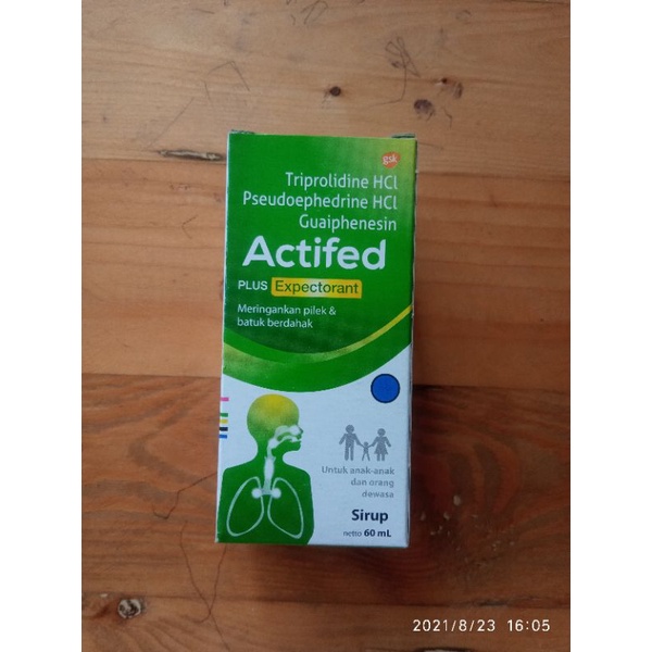 ACTIFED PLUS EXPECTORANT 60ML