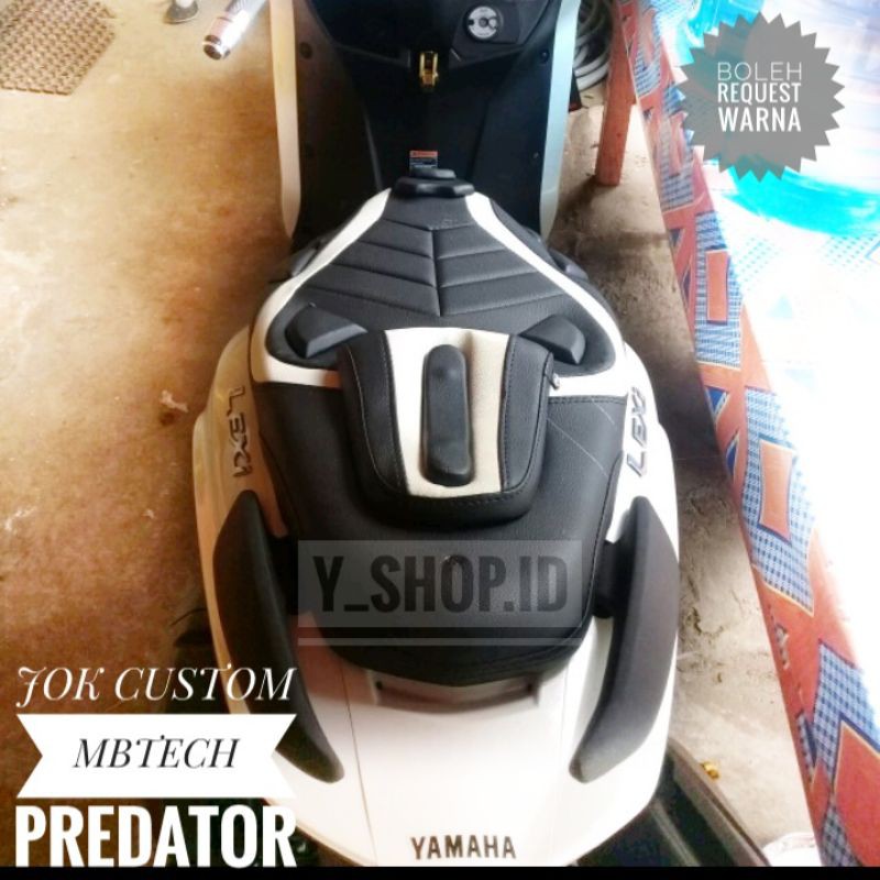 Jok Moto Yamaha Lexi Custom Model Predator Bahan MBtech