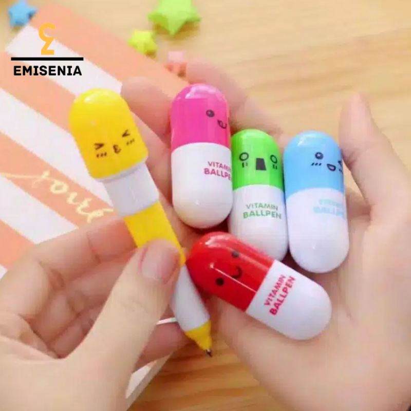

Pulpen Kapsul Emoticon Lucu