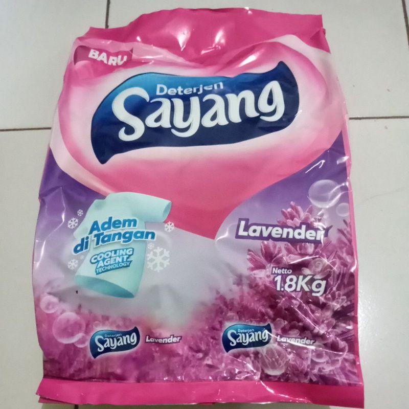 deterjen sayang 1,8kg "lavender"