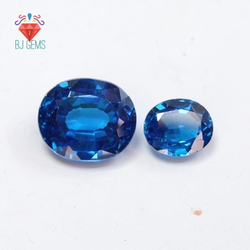 Permata Blue Spinel 10 - 16 MM Blue Topaz catam