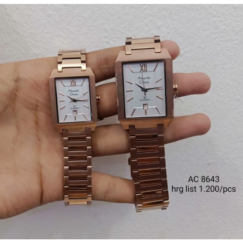 Jam wanita Alexandre Christie Couple 8643 | AC 8643  | AC8643 Original