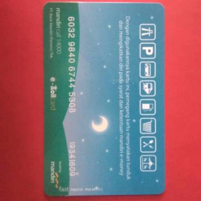 Mandiri eMoney The Momox ORI /Like eTOLL Tapcash Flazz or Brizzi