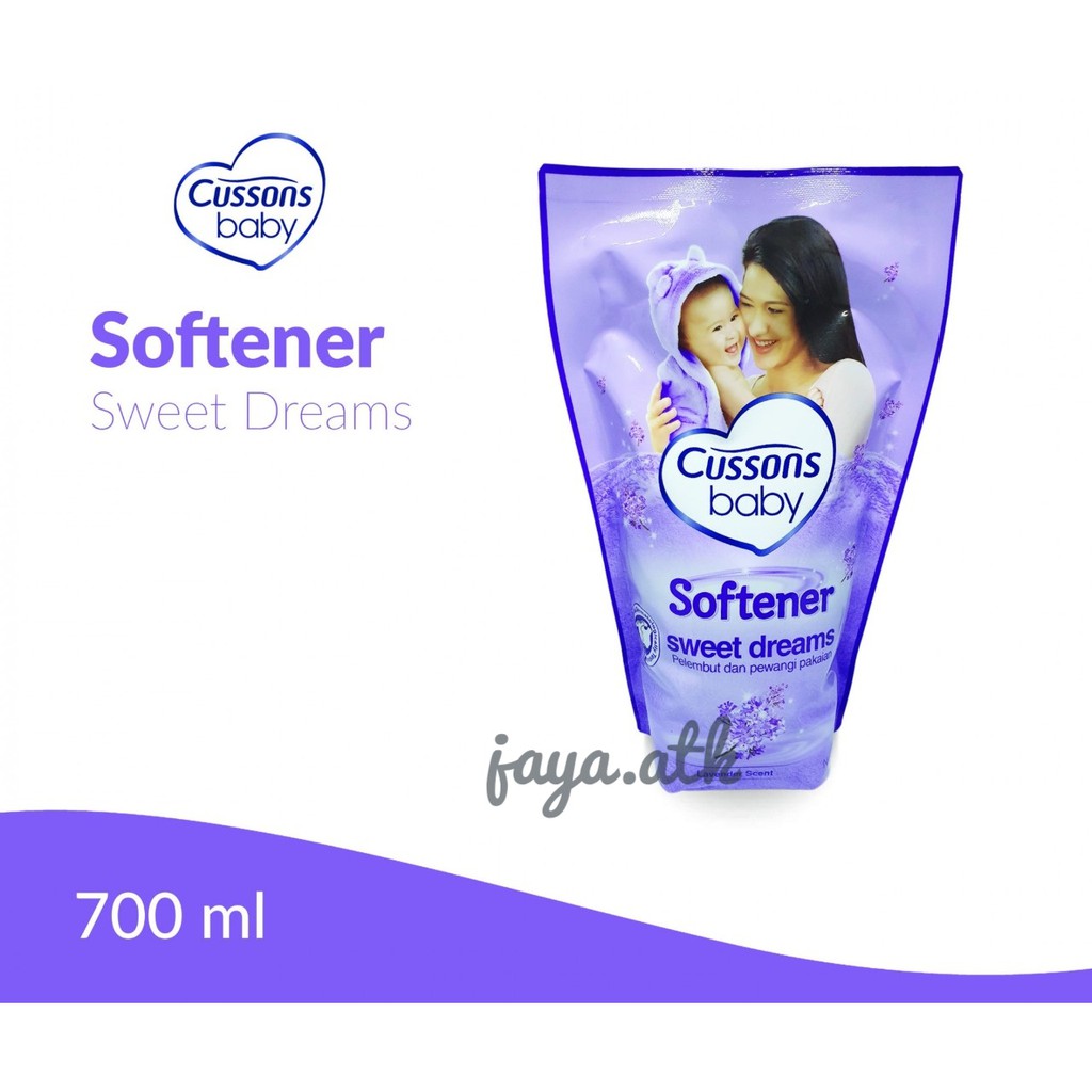 PELEMBUT PEWANGI PAKAIAN BAYI CUSSONS BABY SOFTENER 700 ML REFILL ISI ULANG POUCH