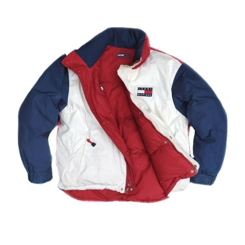 tommy hilfiger reversible jacket goose down second