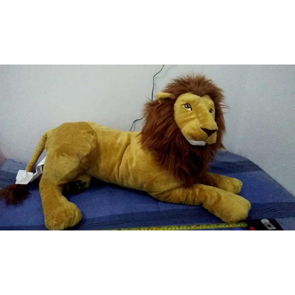 SNI Boneka Singa Jumbo 1 2 Meter / Lion AREMA SINGO EDAN Murah Termurah  untuk kado ulang tahun anak pacar teman laki perempuan pria wanita cowok cewek   gemes import ori premium original JUMBO BESAR MINI KECIL  everly.id everlyid gemoy lucu