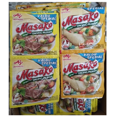 

Masako Penyedap Rasa Renceng Ayam Sapi 12 Sachet