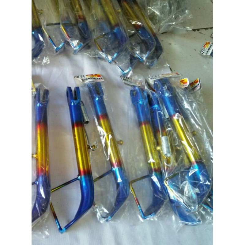 Variasi Standar samping Twotone 2tone Blue gold Kawasaki Ninja R RR SS Pendek 2 tone TERMURAH
