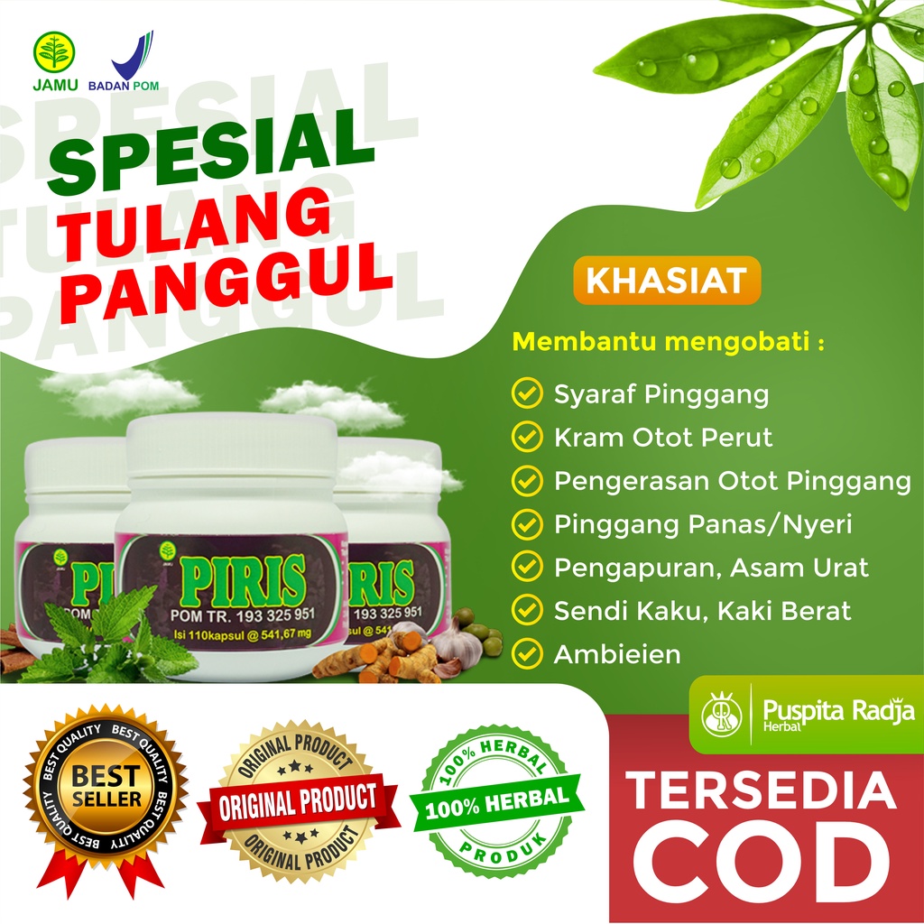 Piris Herbal Sakit Panggul Puspita Radja