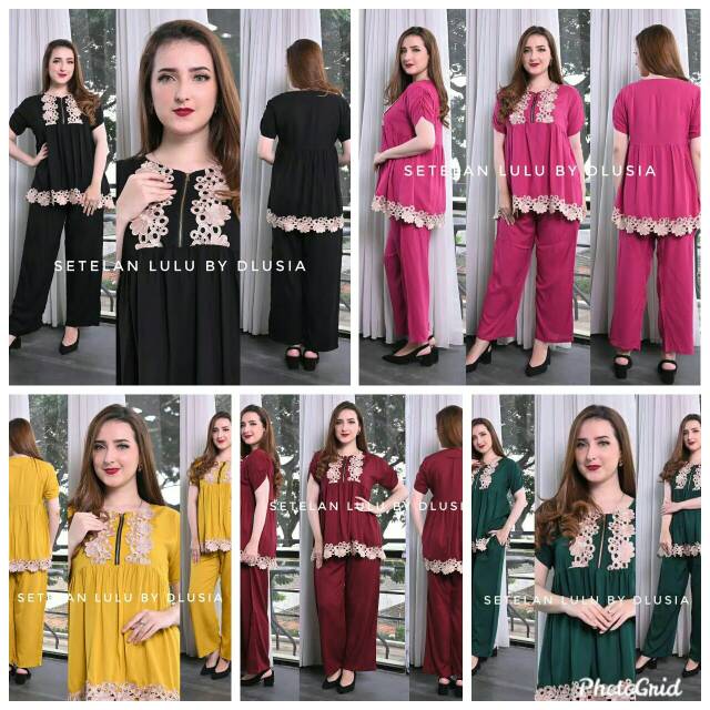 Setelan celana panjang rendo/Daster arab