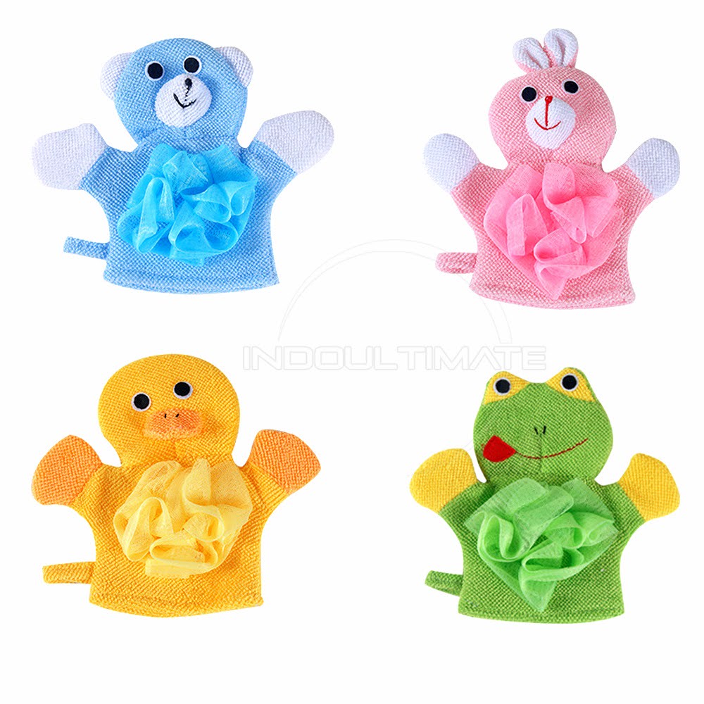 Washlap Bayi Karakter lap Mandi bayi Sponge Busa Shower Puff BT-111